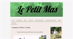 Desktop Screenshot of lepetitmas-sarlat.com